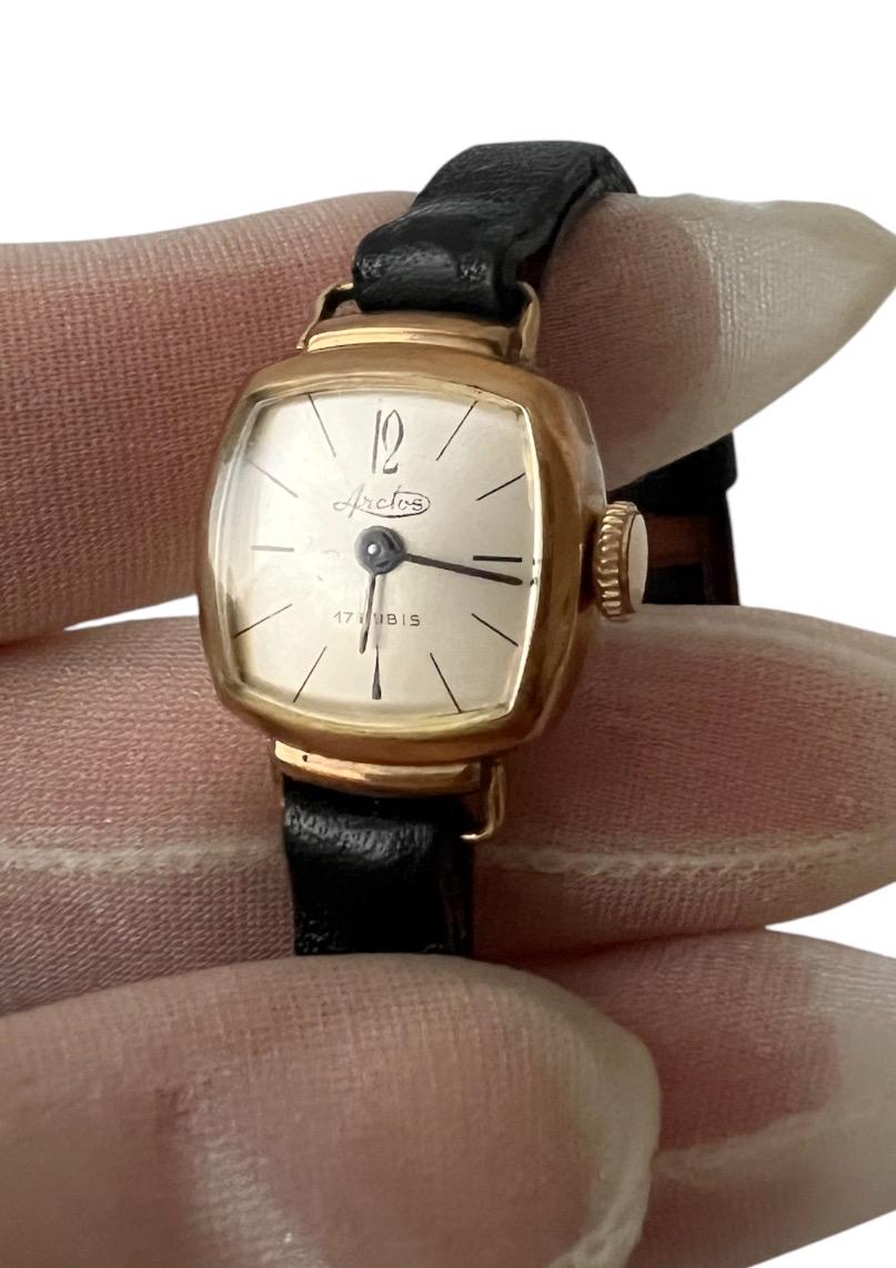 DREFFA / MONTRE chronographe mécanique vintage Suisse 17 rubis