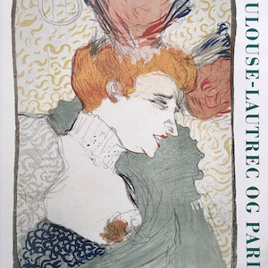 Toulouse Lautrec, Original Exhibition Museum Poster. 1994.