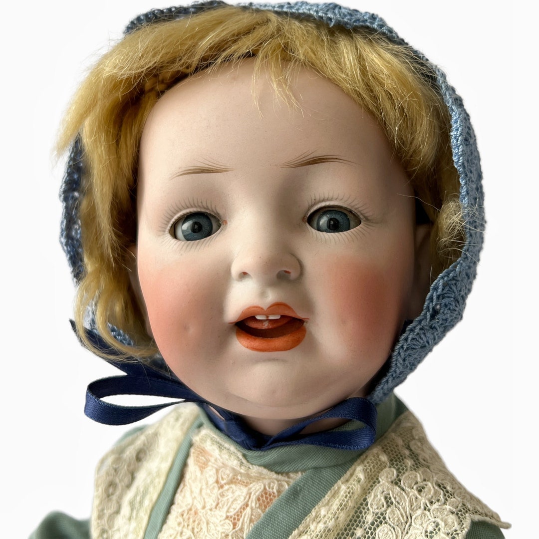 REPRODUCTION POUPÉE ANCIENNE - Tête en porcelaine (T1.1