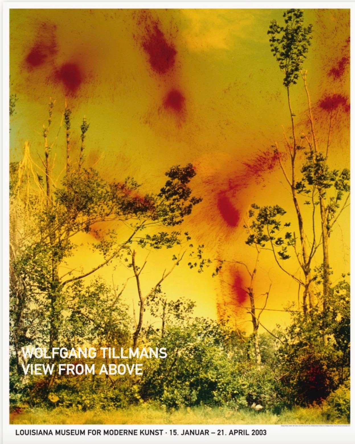 WOLFGANG TILLMANS ICESTORM 2001 Exhibition Poster Printed in