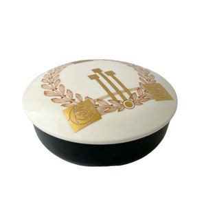 Villeroy & Boch. Porcelain Trinket Box. Vintage Porcelain Jewellery Box. Vintage gift.
