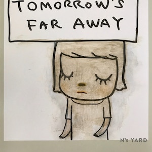 Yoshitomo Nara, Original Exhibition Museum Poster. 2020.