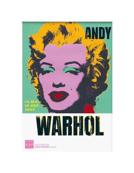 アンディ・ウォーホル、オリジナル美術館展覧会ポスター、オリジナル