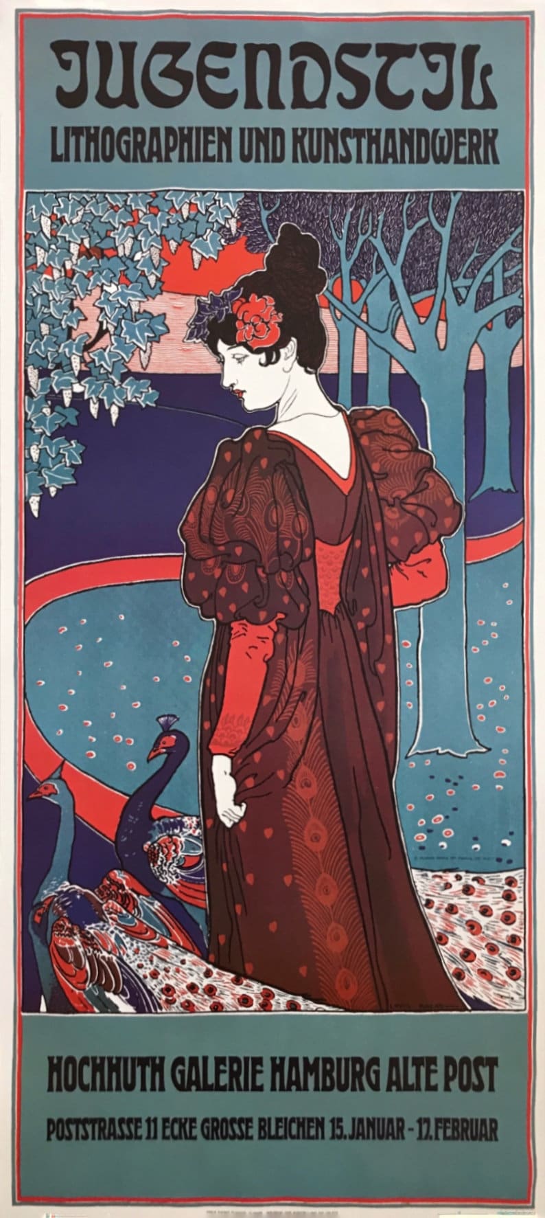 ルイス・ジョン・リード ヴィンテージ美術館ポスター • アールヌーボー