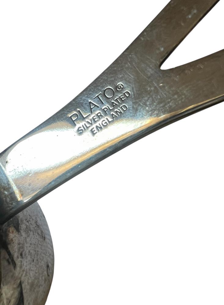 パティントン テーブル・ベル 【SILVER PLATE】 Vintage English Silver-plated Bell – Plato Sheffield – Engraved