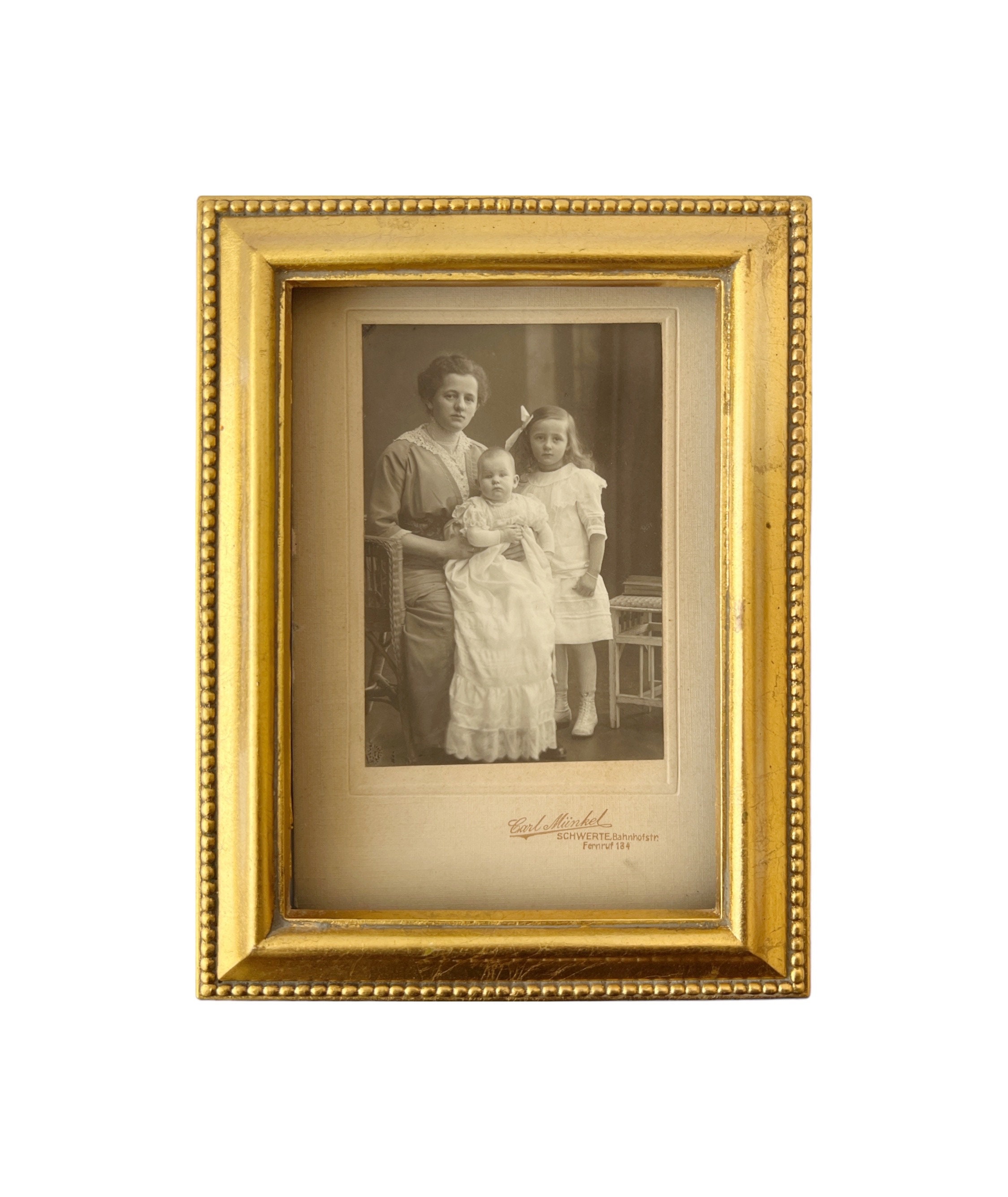 アンティークスタイルのゴールドフォトフレーム - バロック調の