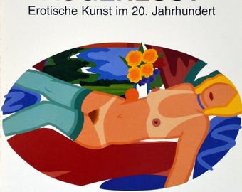 トム・ウェッセルマン展ポスター - 喫煙者ナンバー8 - 赤い唇 - 美術館