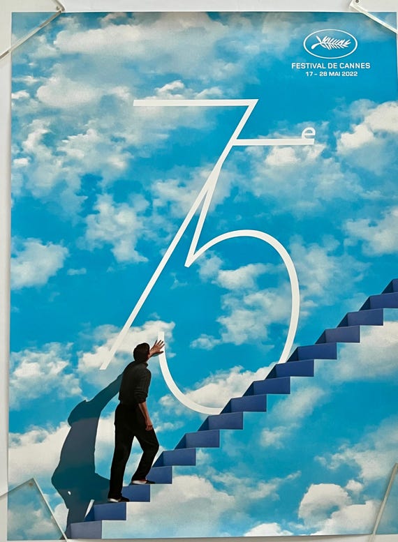 第75回カンヌ国際映画祭の公式ポスター（オリジナル）。 - Etsy 日本