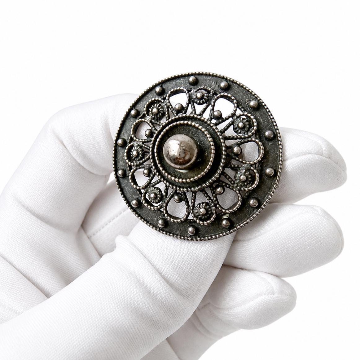 Vintage Dutch Zeeuwse Knoop 835 Silver Brooch - Etsy