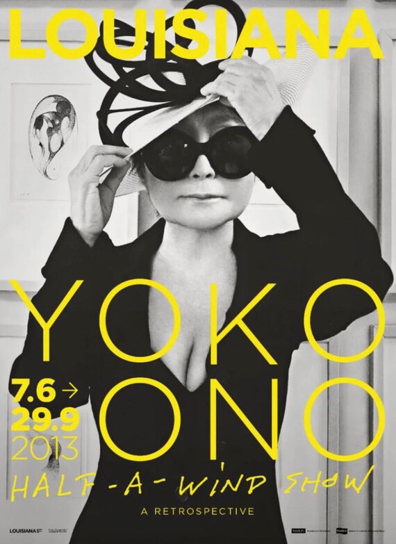 Yoko Ono, Original Exhibition Museum Poster - Etsy