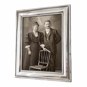 Large Carr’s Sheffield Sterling Photo Frame, Hallmarked 2000