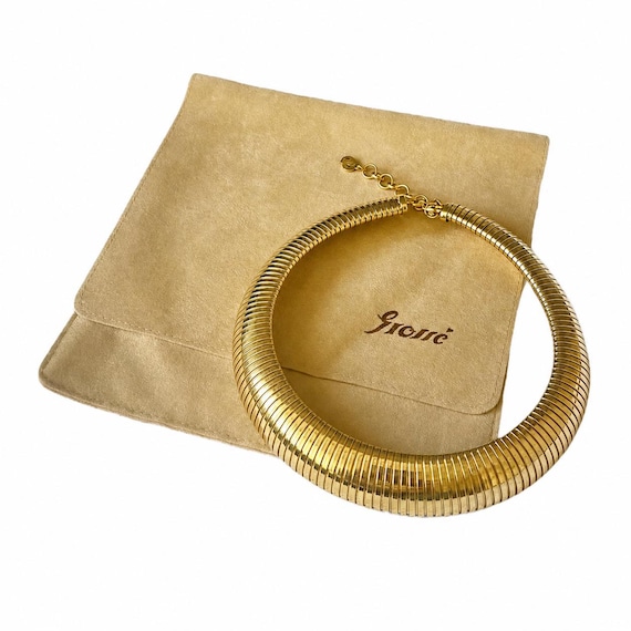 Vintage Christian Dior Gold-plated Omega Choker Necklace - Etsy Canada