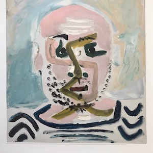 Pablo Picasso, cartel original de la exposición del museo