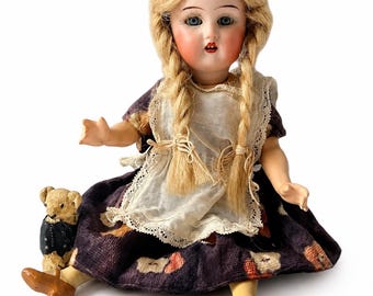 Heubach Koppelsdorf 250 6 1/2 Antique German Bisque Toddler Child