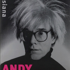 Andy Warhol, Portrait, Original Museum Exhibition Poster, 2000s.