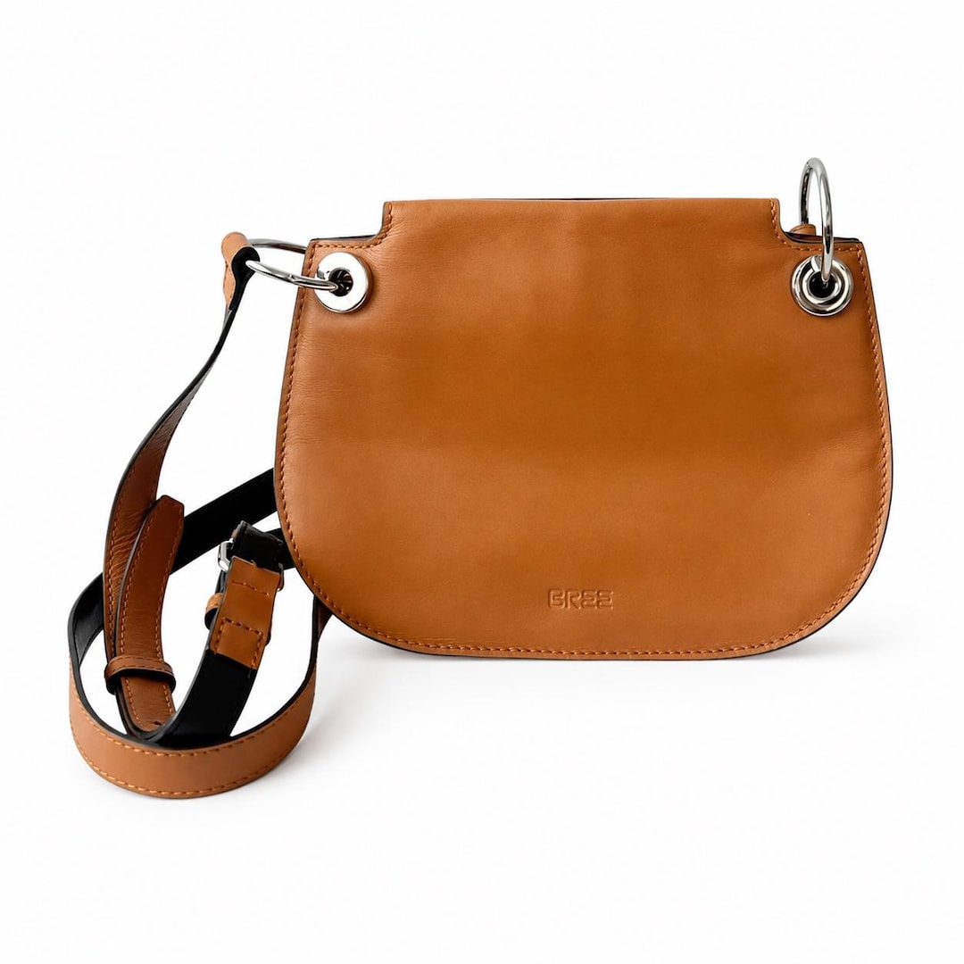 Pre-owned BREE Cordoba 6 Shoulder Bag Camel Cognac – Leather