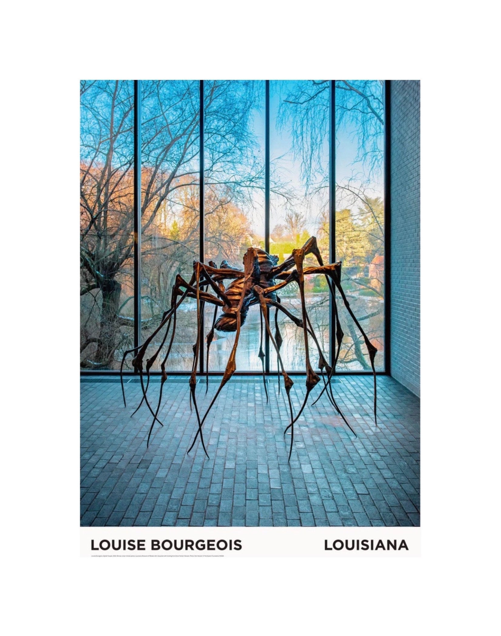 Louise Bourgeois, Spider Couple, Original Exhibition Museum Poster