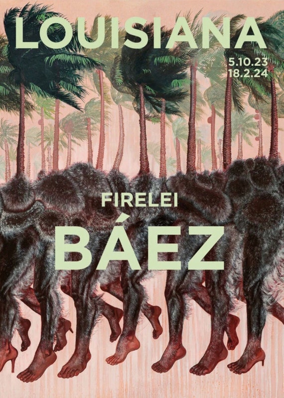 Firelei Báez, Original Exhibition Museum Poster - Etsy New Zealand