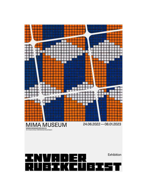 Rubik's Cube, Original Exhibition Poster. - Etsy
