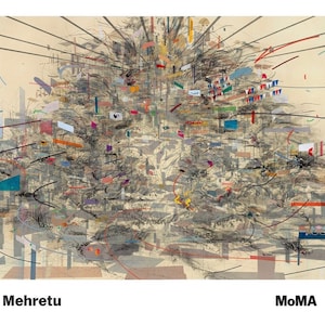 Julie Mehretu – “Empirical Construction, Istanbul” Original Museum Poster.