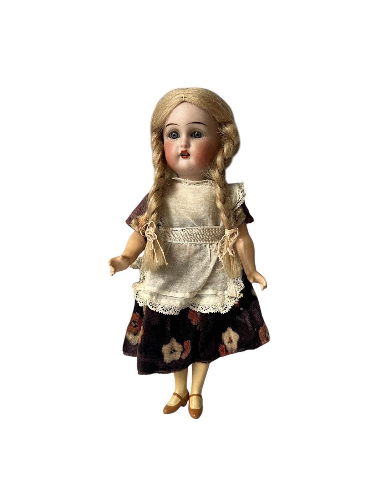 アンティーク★ビスクドール★ミニョネット★カマーラインハルト★ドイツ人形 アンティーク カマー＆ラインハルト ビスク ミニョネット人形：7.5