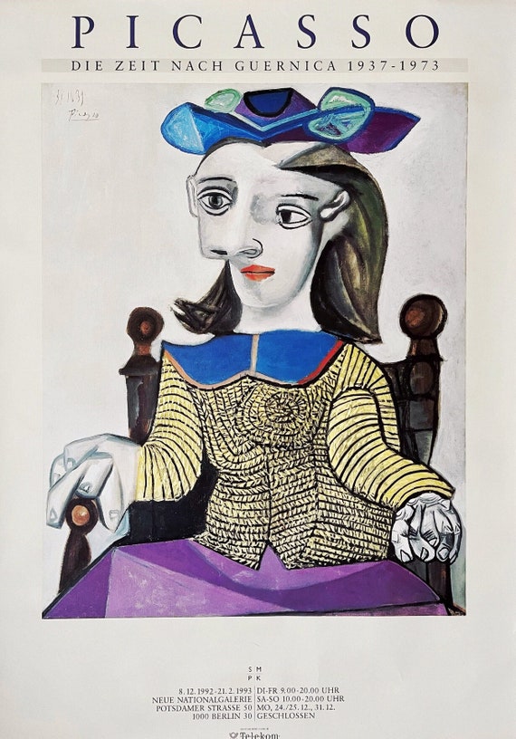 画家『パブロ・ピカソ 』デンマークの現代美術館制作ポスター