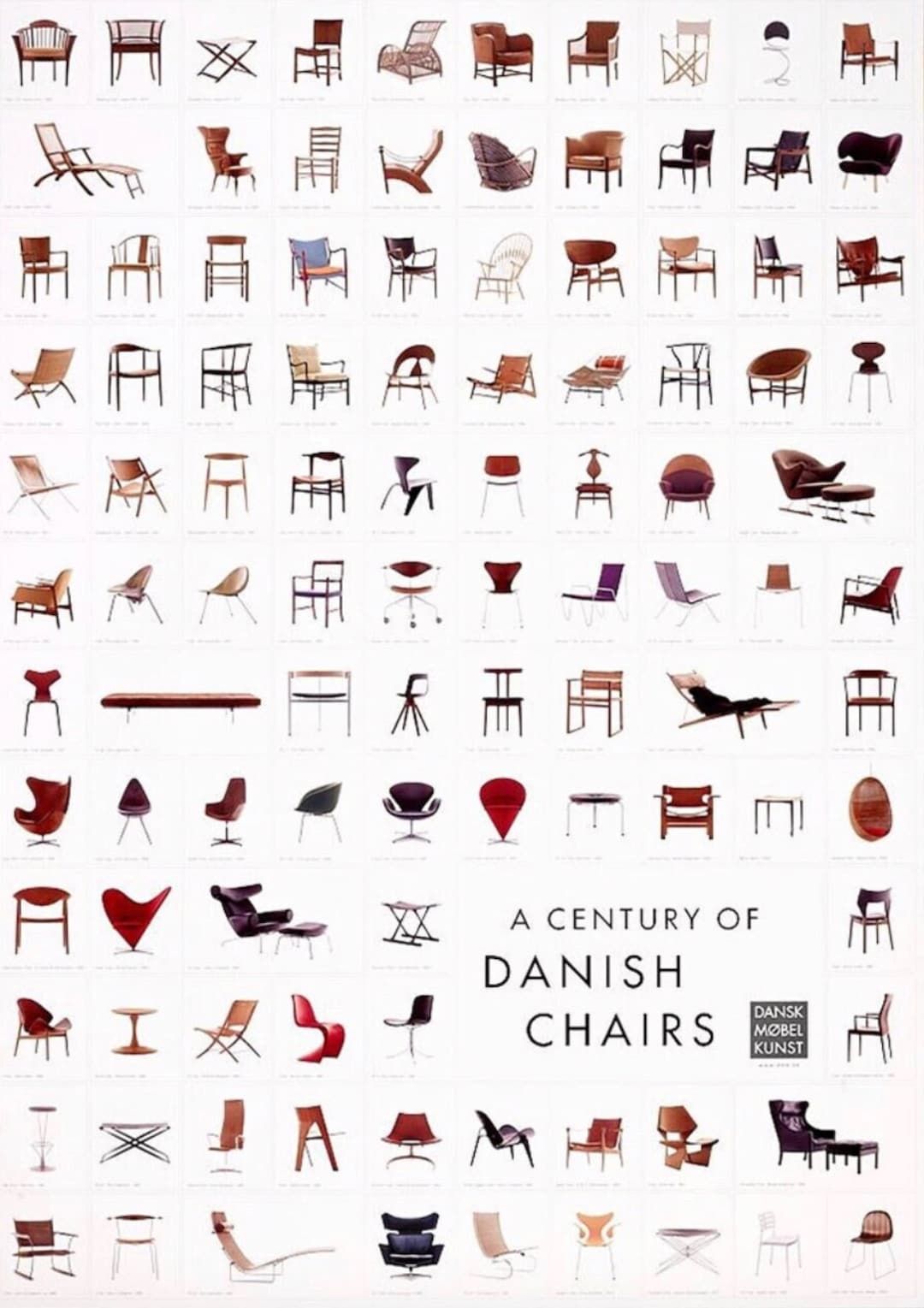 The Danish Chair Collection, Original Museum Exhibition Poster - Etsy