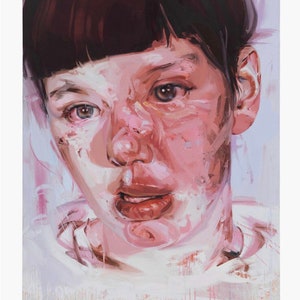 Jenny Saville, cartel original de la exposición del museo