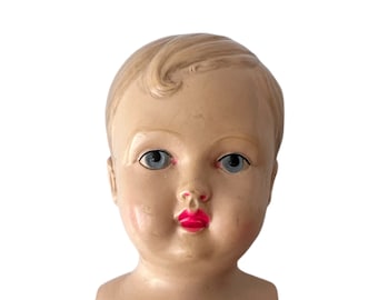 Poupée Ancienne Gégé Corinne 40 Cm - Rhodoïd Yeux Riboulants - Fabriquée En France 1957