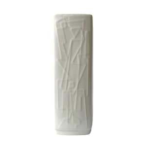 Vintage Gerold Bavaria Porcelain Vase – White Op Art Design – 1960s–70s West Germany
