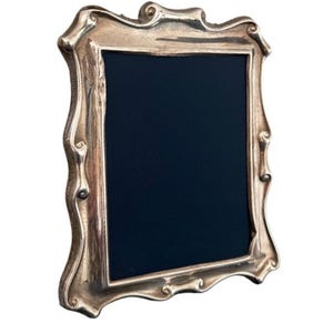 Vintage Solid 925 Silver Photo Frame by Carrs of Sheffield – Art Nouveau Style, Hallmarked.