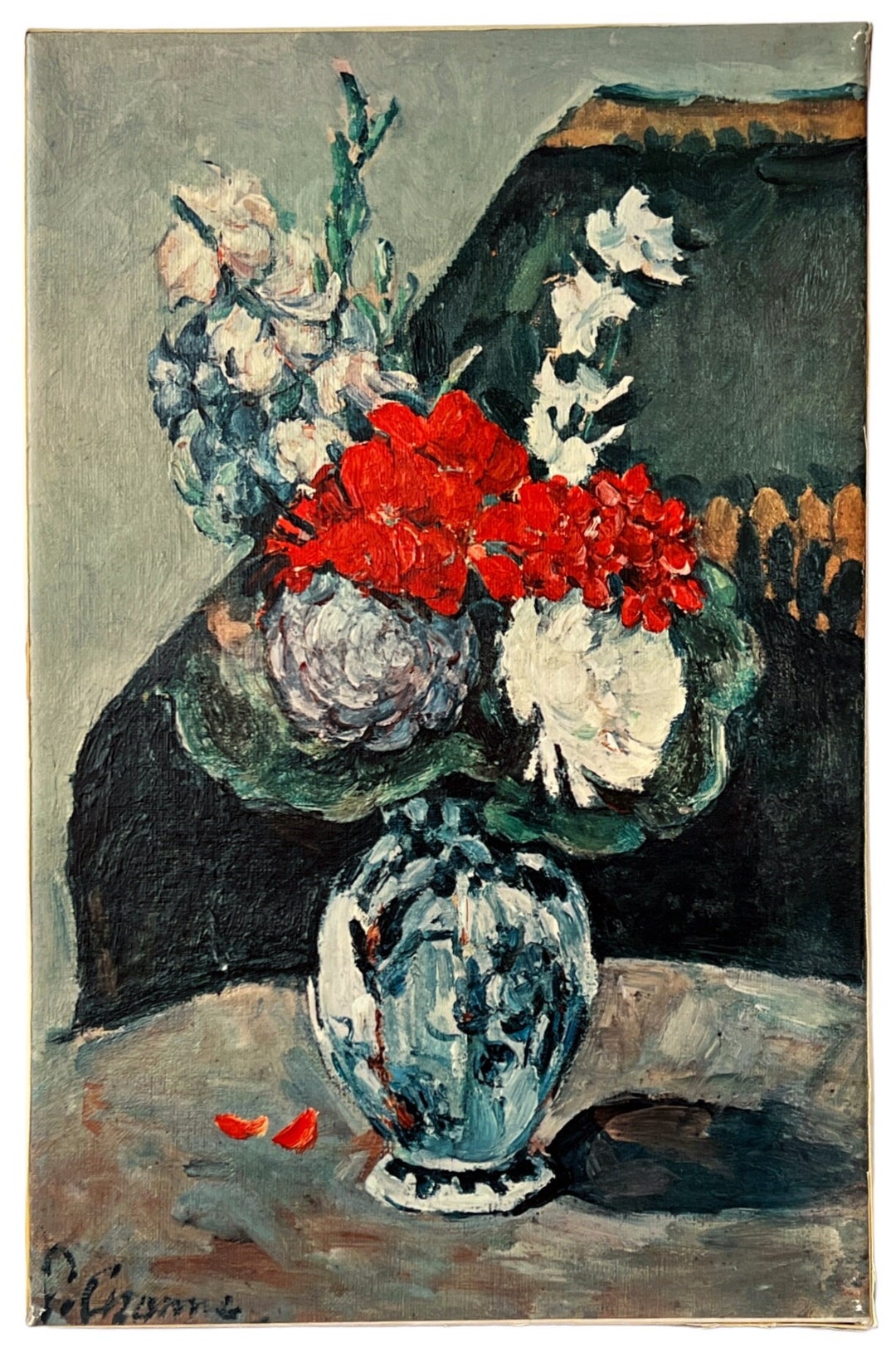 ヴィンテージ ダイフ Marcel Dyf 花瓶の花 複製画 油絵 絵画 華 il_1080xN.4661918143_bi8e.jpg