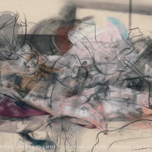 Jenny Saville, cartel original de la exposición del museo