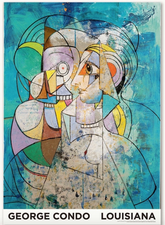 George Condo, Original Exhibition Museum Poster - Etsy