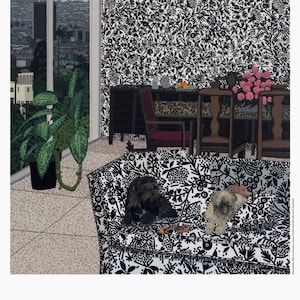 Jonas Wood, Original Exhibition Museum Poster - Etsy