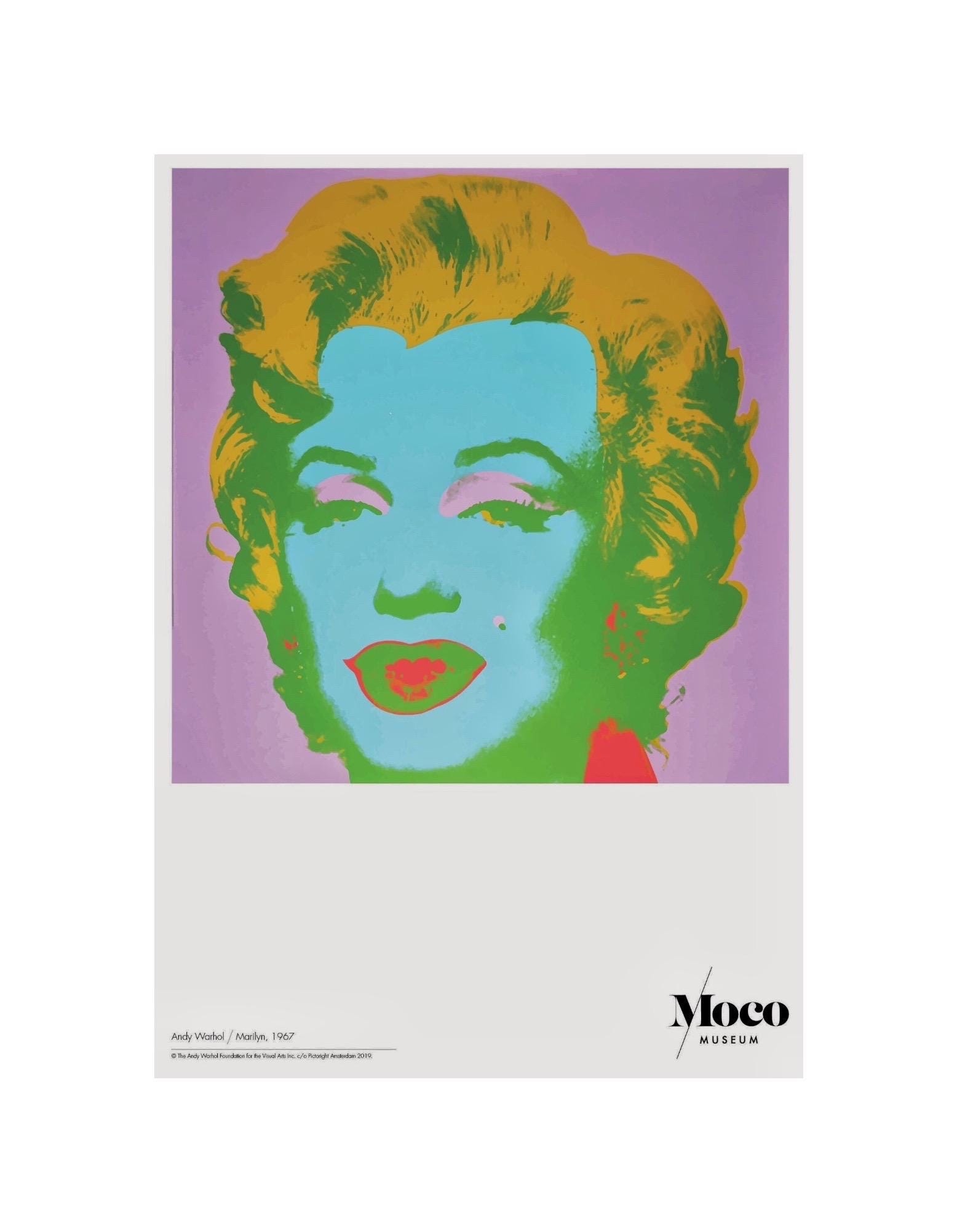 Andy Warhol, Original Museum Exhibition Poster, Original Art Print