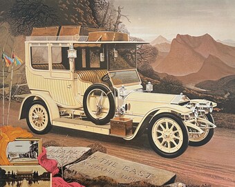 Rolls Royce. Silver Ghost. 1908. the Pearl of the East