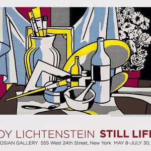 Roy Lichtenstein, Original Exhibition Museum Poster. 2010.