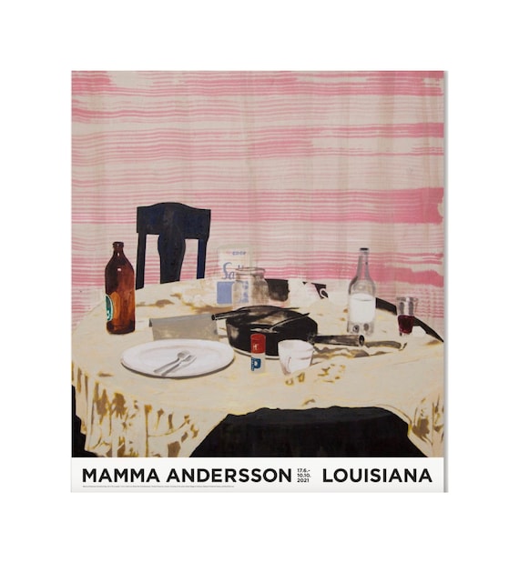 Mamma Andersson “humdrum Day” Exhibition Poster • Contemporary Art