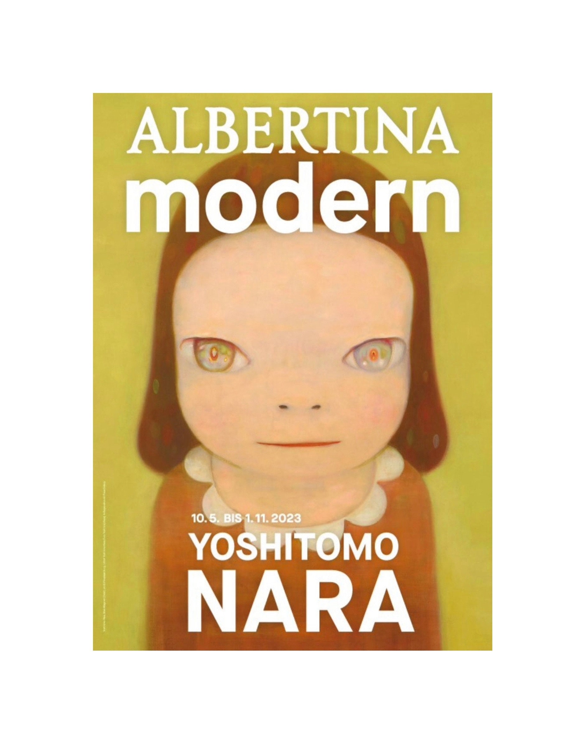 Yoshitomo Nara, Original Exhibition Museum Poster. - Etsy