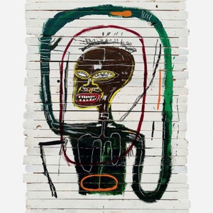 Jean-michel Basquiat, Original Exhibition Museum Poster - Etsy
