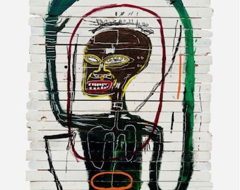 Jean-Michel Basquiat, Originales Ausstellungsmuseum Poster