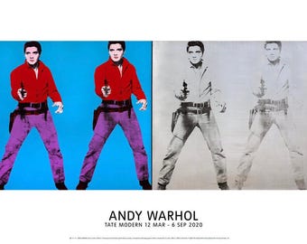 アンディ・ウォーホル、エルヴィス・プレスリー、オリジナル展覧会