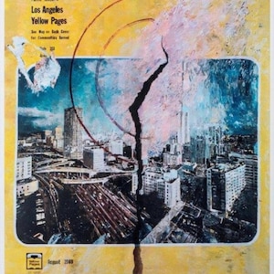Malcolm Morley - &quot;Los Angeles. Yellow Pages&quot; Original Exhibition Museum Poster