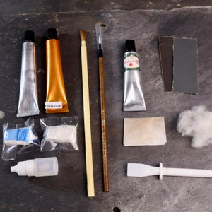 Kintsugi kit for Starters with quality genuine urushi from Kyoto, Kintsugi Oxford