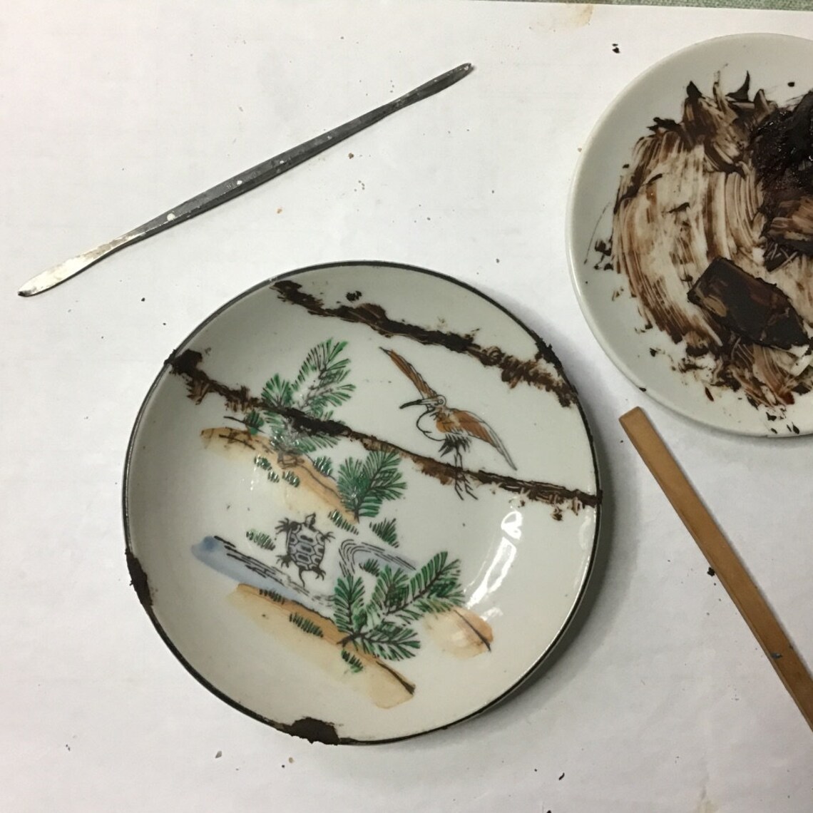 Kintsugi Traditional Materials With Kiurushi Rice Glue Etsy