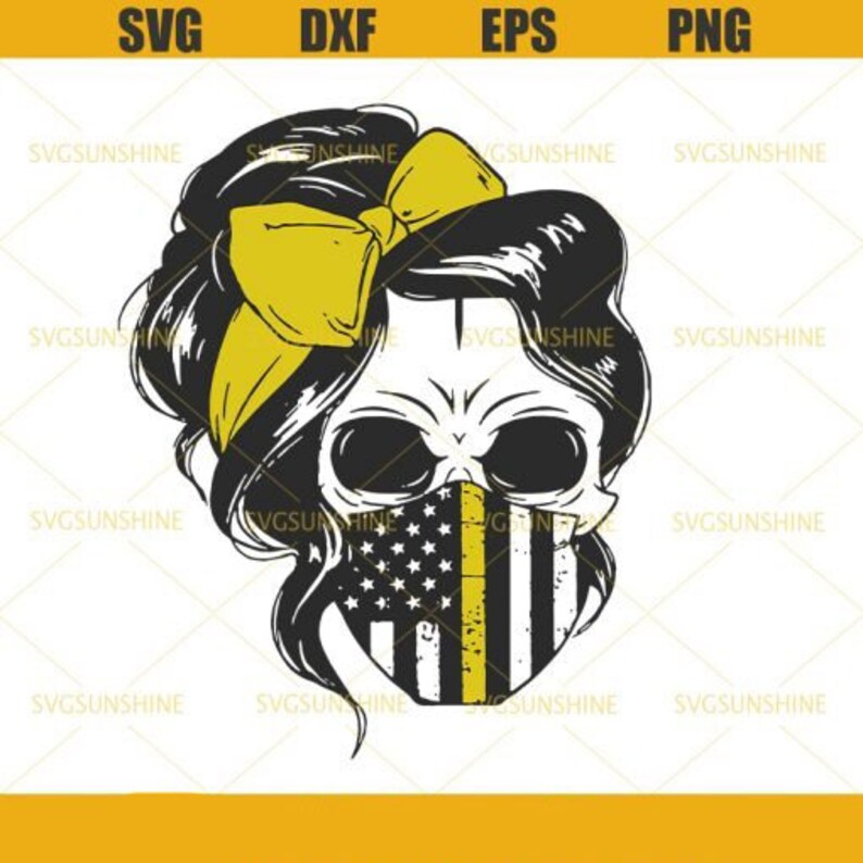 Download Skull Mom Wear Flag Facemask Svg Mom Life Skull Svg Skull ...