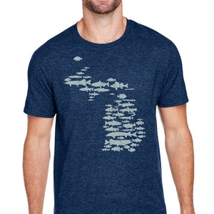 Fish of Michigan — Graphic T-shirt by Ryan Ebert