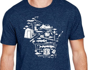 Ice Fishing Wisconsin — Graphic T-shirt by Ryan Ebert