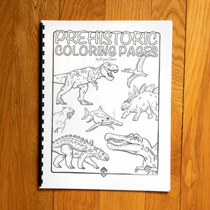 Prehistoric Animals and Dinosaur Coloring Book by Ryan Ebert